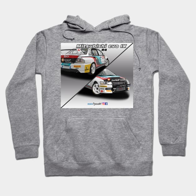 Mitsubishi evo IX 2 R4 Hoodie by PjesusArt